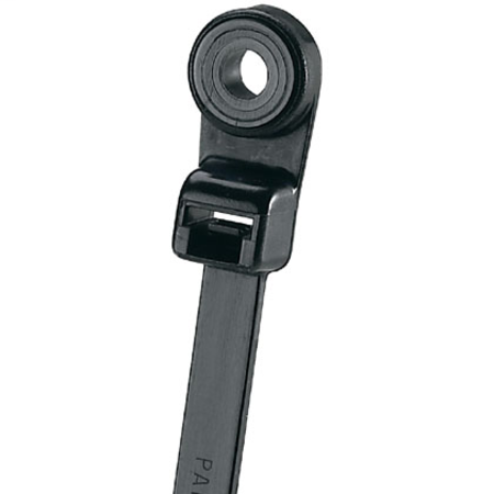 PANDUIT Clamp Tie, 15.0L (381mm), #10 (M5) Screw PLC4S-S10-C0